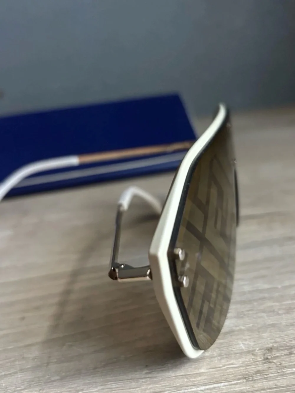 FENDI FF M0039/G/S 10A7Y 145 Brown Gold Logo Women's Sunglasses